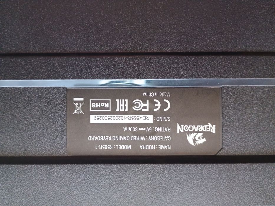 Tastatura Gaming Mecanica blue switch Redragon Rudra stare perfecta