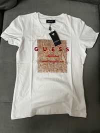 Дамска бяла тениска Guess