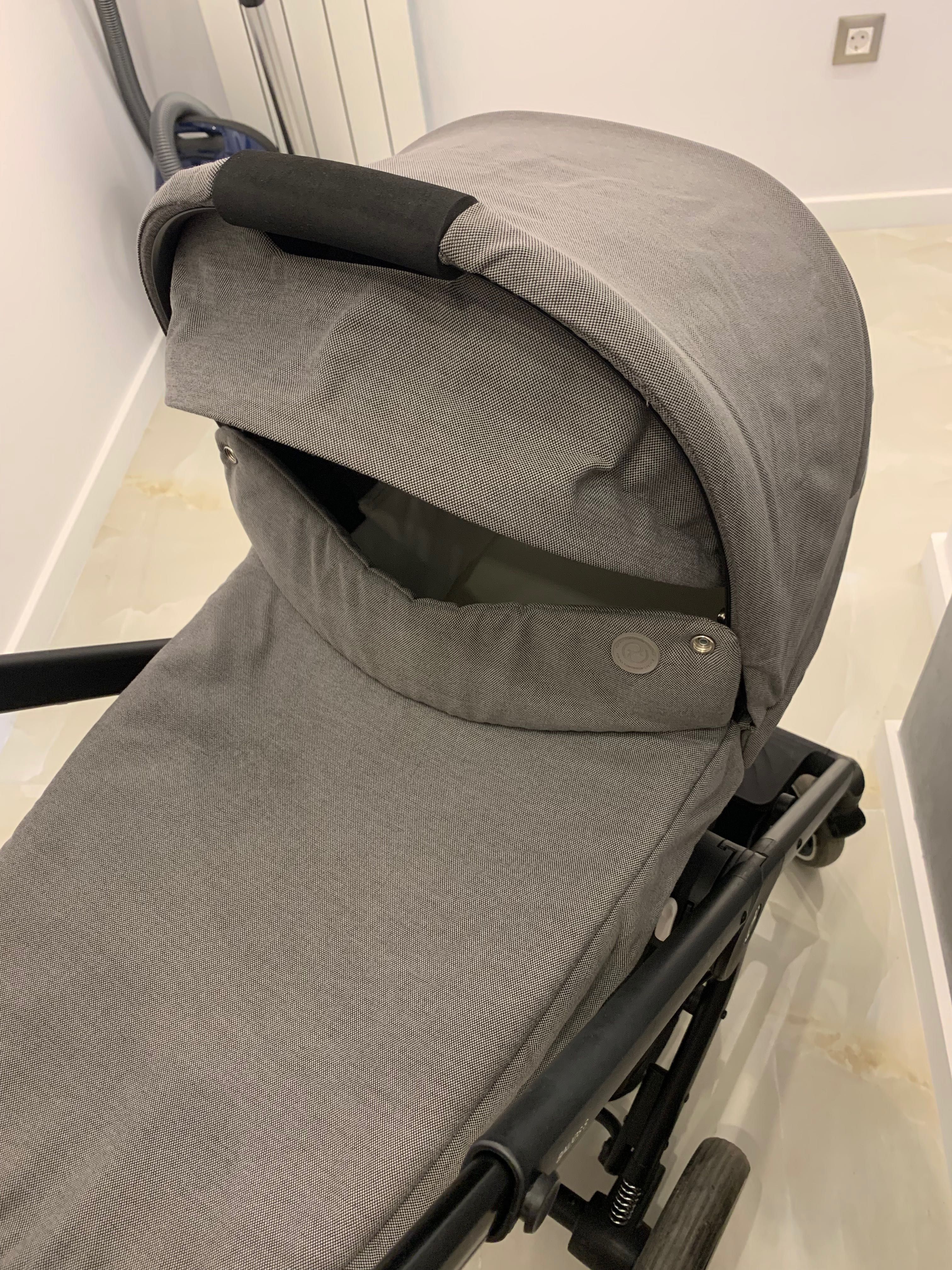 Cybex кош за новородено Soho grey