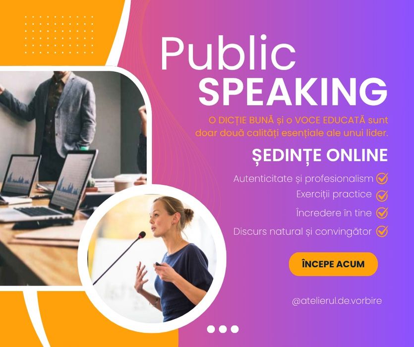 Public Speaking - Coach dicție