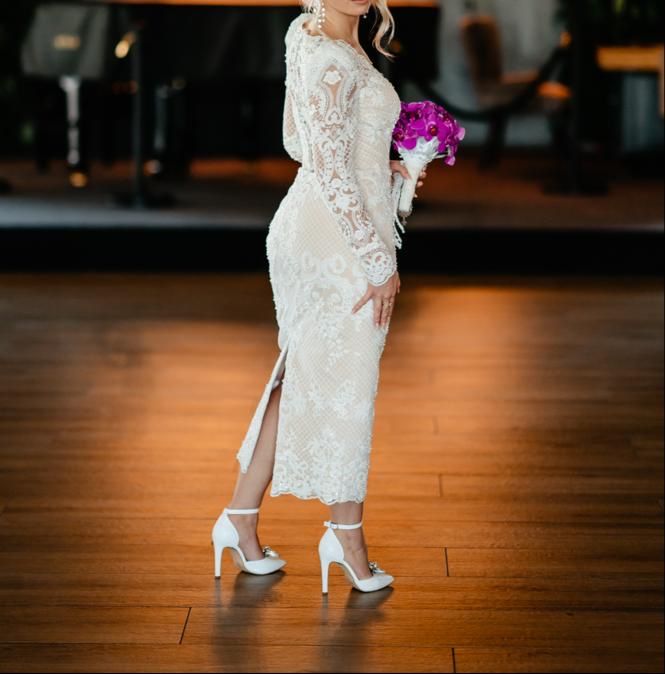 Rochie deosebita de mireasa cununie botez ocazie XS - S