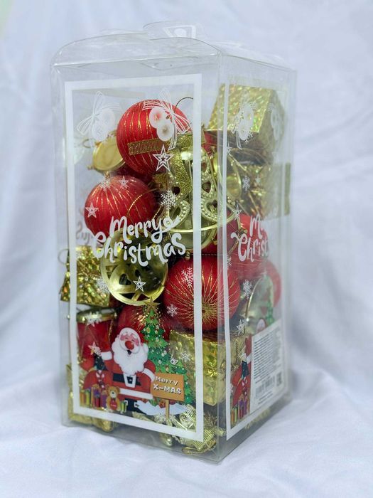 Yangi yil bezaklari va archa o‘yinchoqlari — OPTOM! Super chegirma!