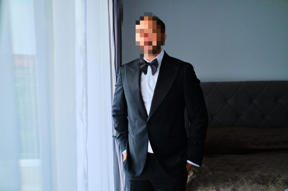 Costum de ceremonie marca Viggo, creat de celebrul designer Cătălin Bo