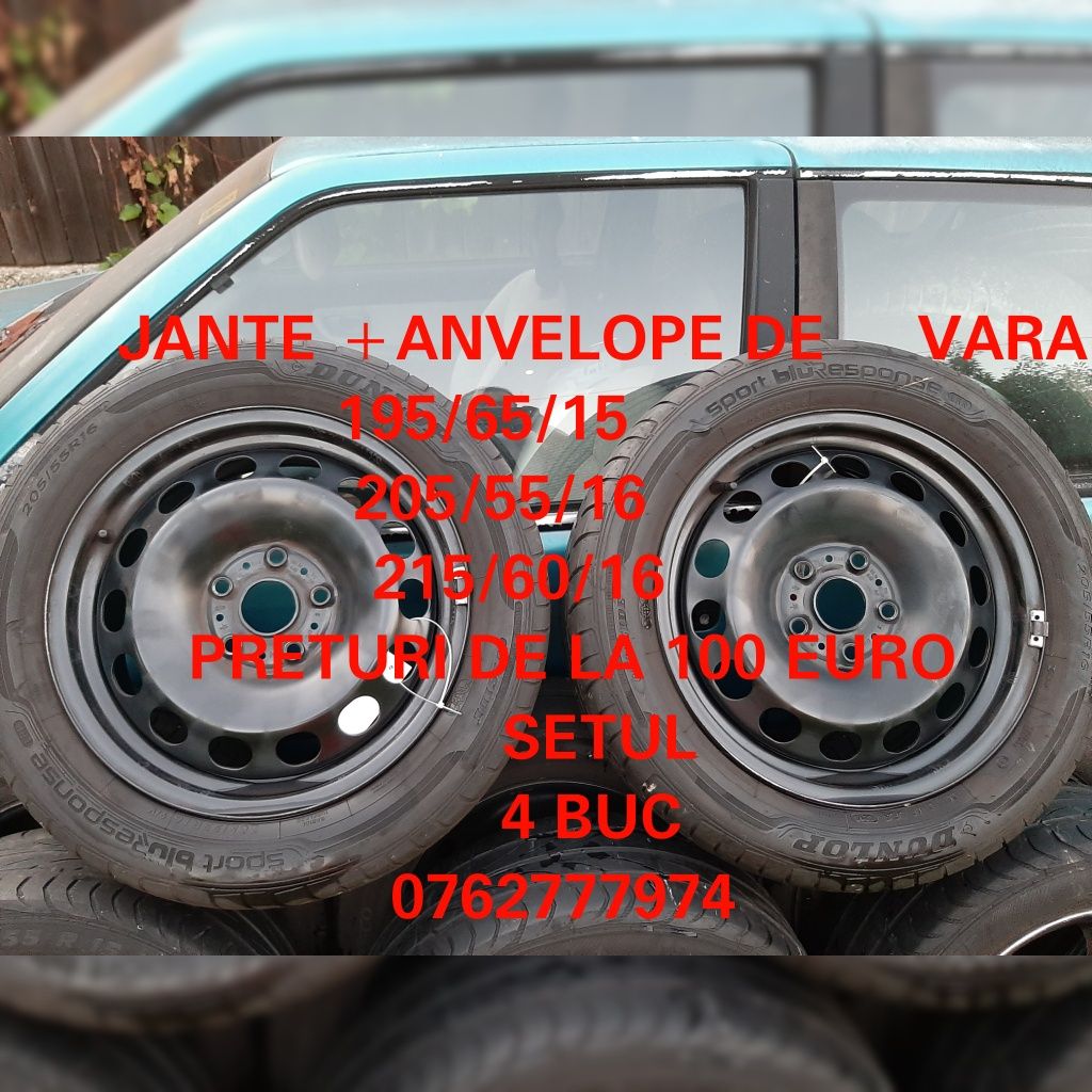 Jante+Anvelope vară
