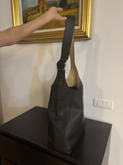 Geanta COS din piele neagra