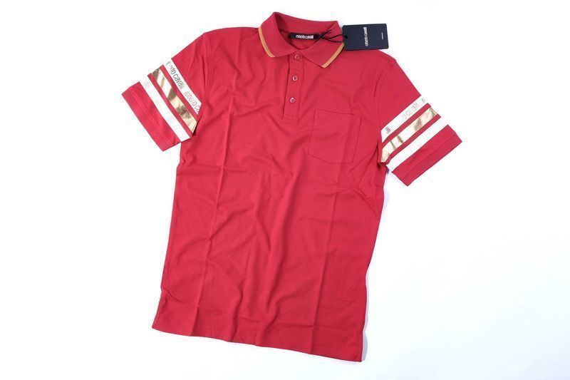 ПРОМО Roberto Cavalli-M и XXL -Оригинална червена поло тениска