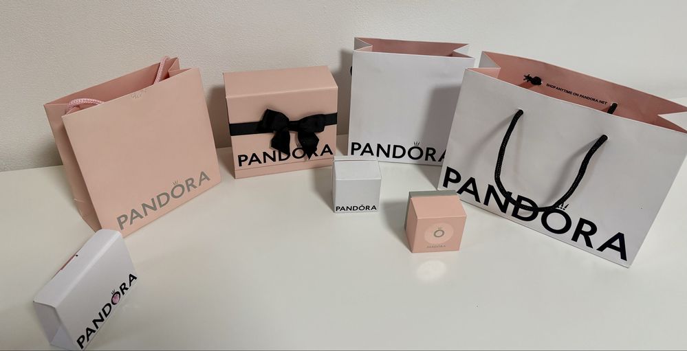 PANDORA - Оригинални кутии , торбички на различни цени
