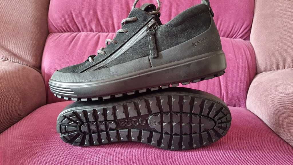 Adidasi/ sneakersi ECCO Soft7 Tred Zip Black Yak Nubuck Goretex mar 38