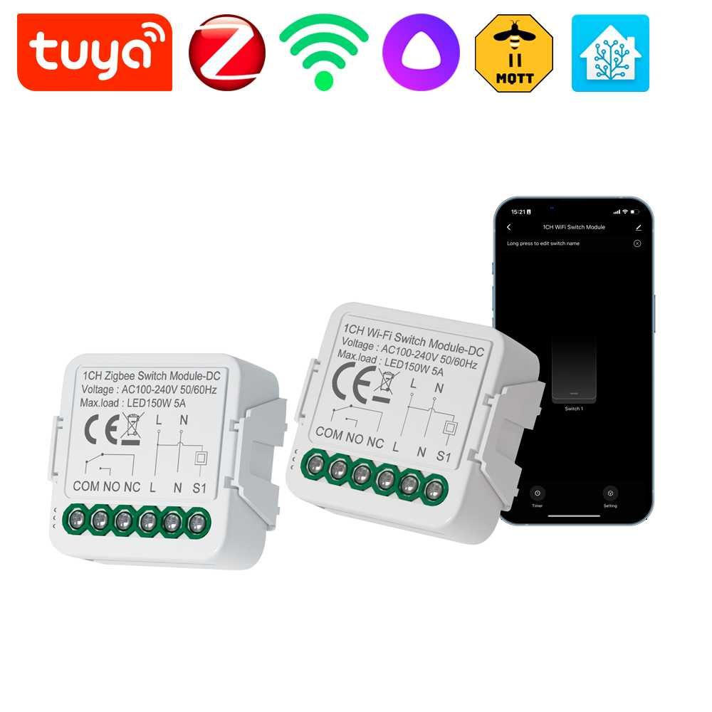 Умный Реле - Сухой контакт - WiFi/ZigBee