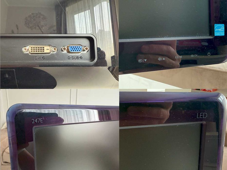 Monitor Philips 24” LED Full HD – Model 247E3LSU2/00