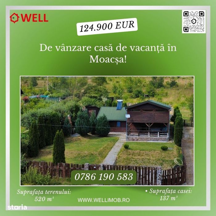 De vânzare casă de vacanță în Moacșa!