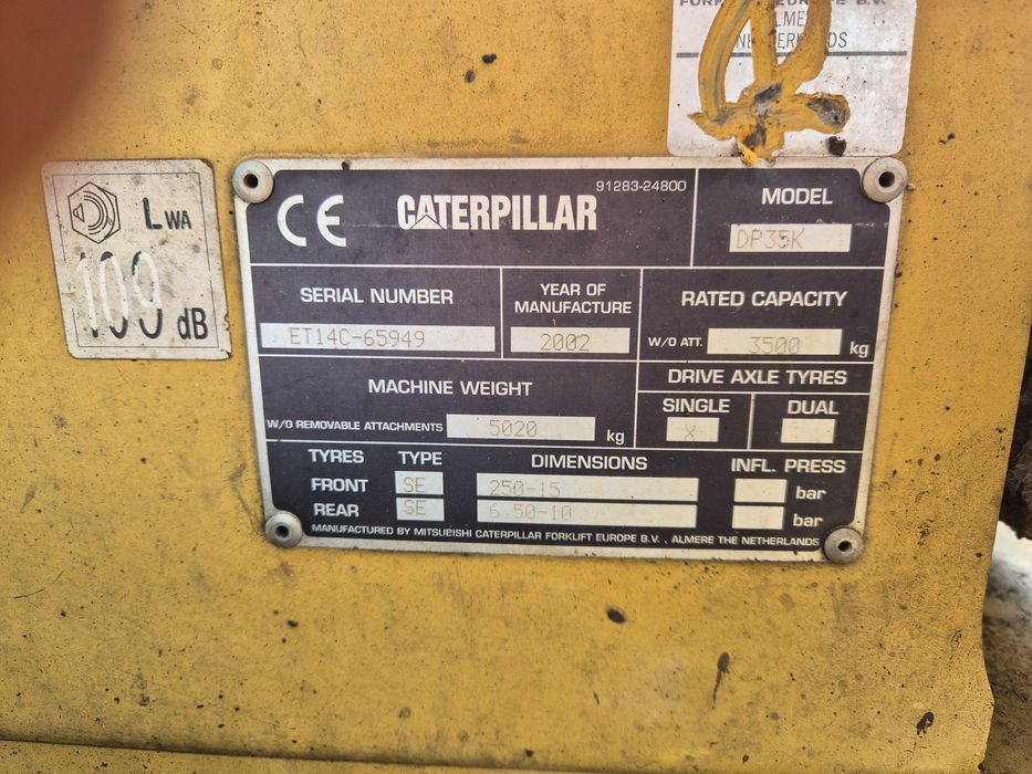 Motostivuitor caterpillar 3.5 to