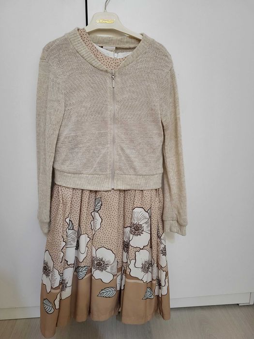 Детское платье с накидкой