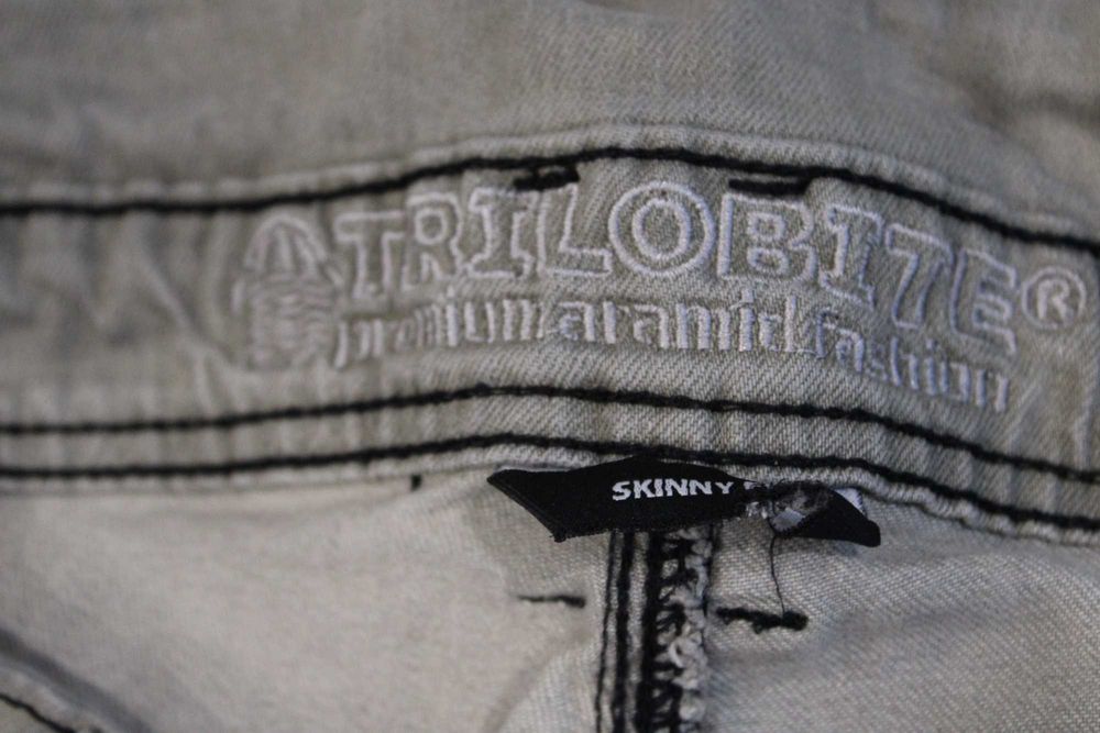 Дамски мото дънки TRILOBITE GREY