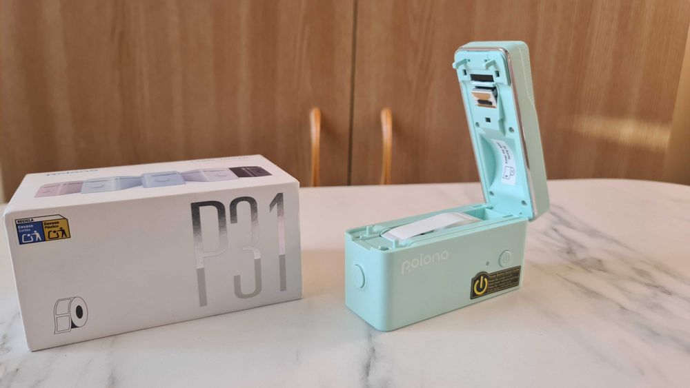 Polono P31S imprimanta portabila etichete cu conectare bluetooth