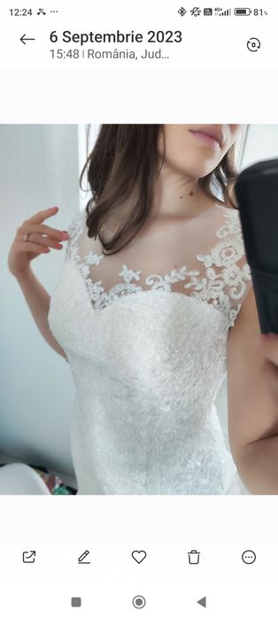 Rochie de mireasa sirena 40