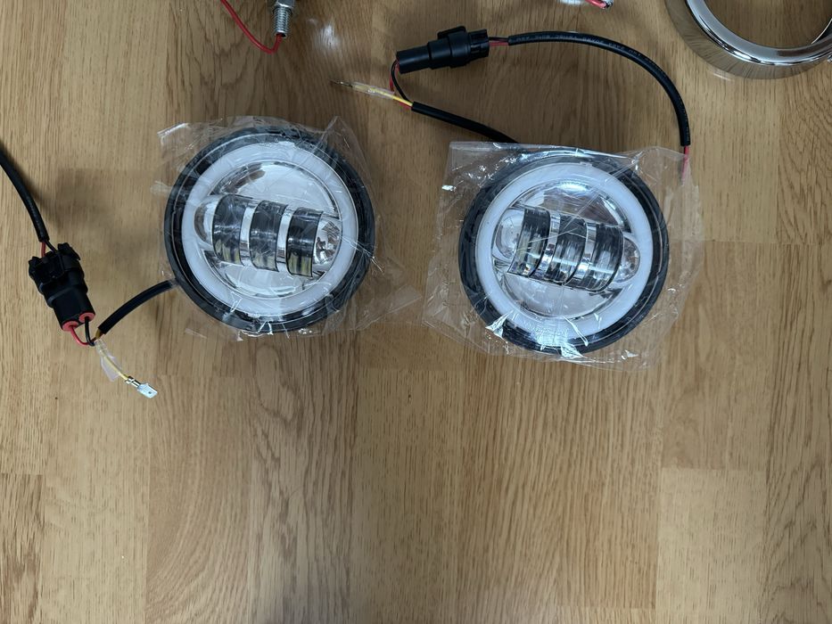 Proiectoare chopper LED proiectoare moto Led