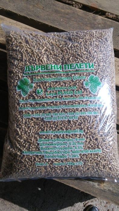 Пелети 100 % иглолистни Клас А1