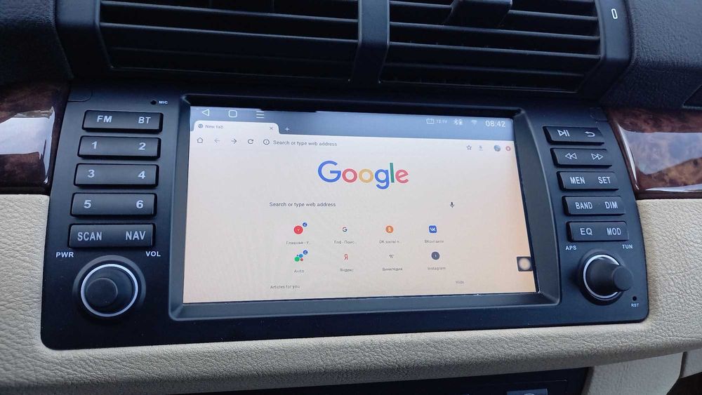 Navigatie BMW X5 E53 si Seria 5 E39, 4GB RAM Camera marsarier Garantie