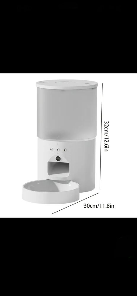 Set Hranitor Automat Cu Camera HD + fantana pt pisici si caini,NOI