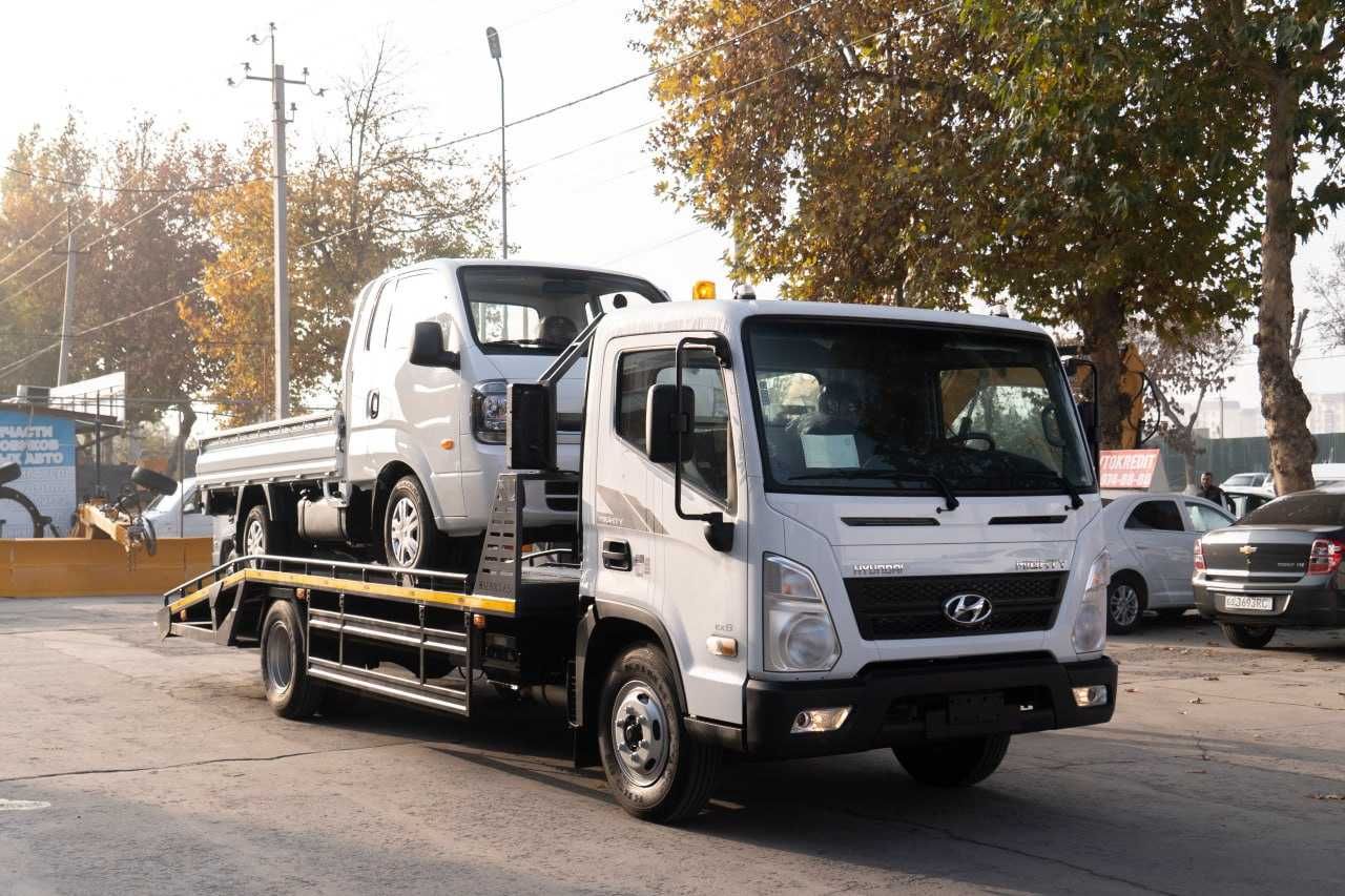 В наличии!!! Эвакуатор со сдвижной платформой HYUNDAI EX8