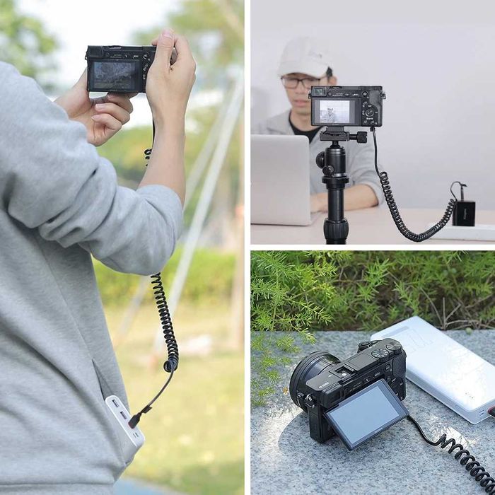 Alimentator USB-C NP-FZ100 Sony A7R5 A71II A7S3 A7R5 A7 IV X3 ZV-E1