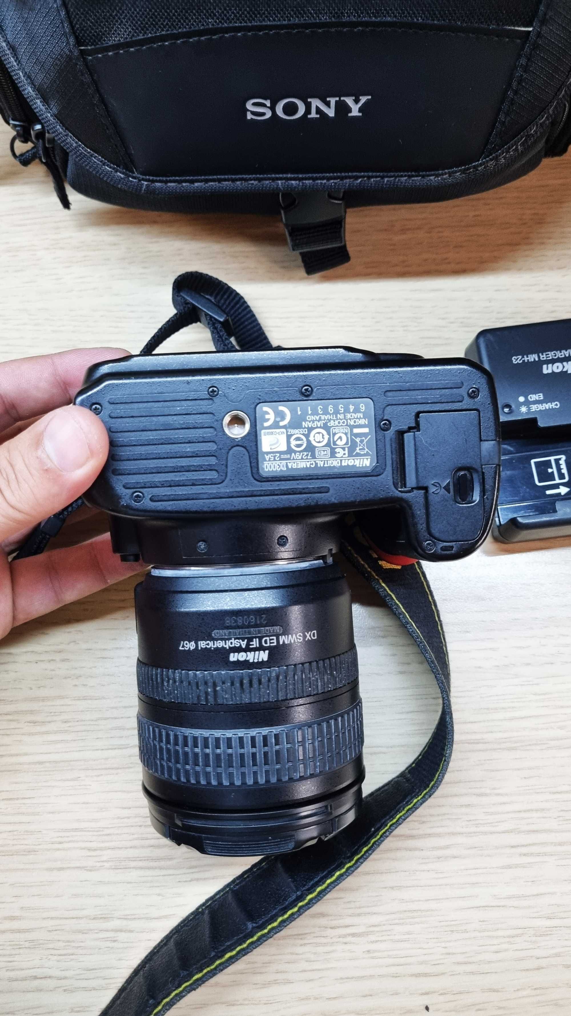 KIT FOTO INCEPATOR- Nikon D3000+ Obiectiv 18-70mm+ Geanta