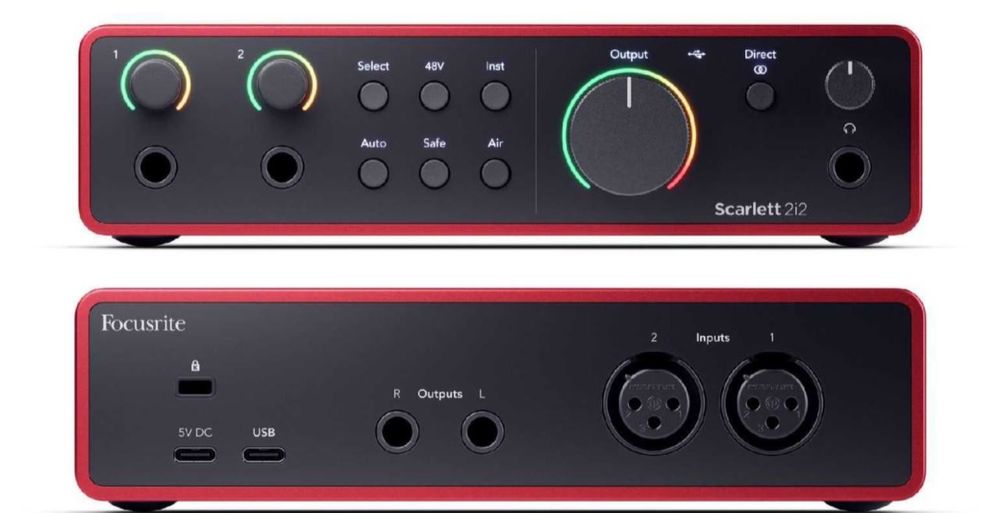 Focusrite Scarlett 2i2 4th Generation