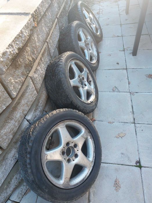 Гуми 16 цола с джанти за Мрцедес  С клас W203 В203 205/55/16 7Jx16H2