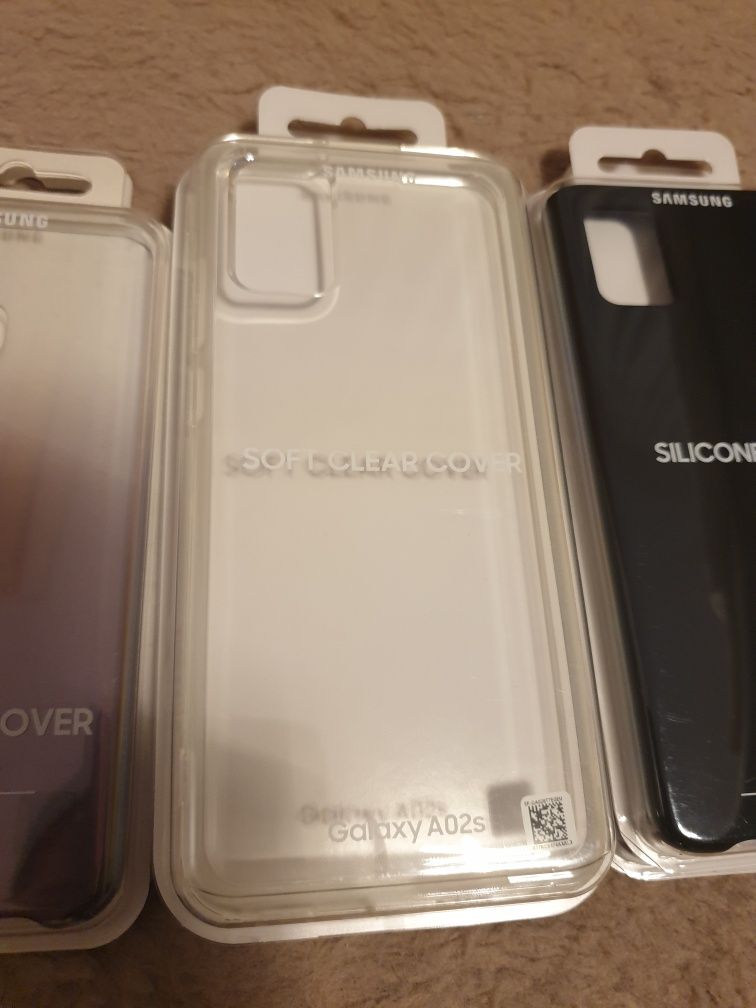 Husa Originala Samsung A02s soft clear cover silicon, A20e NOUA