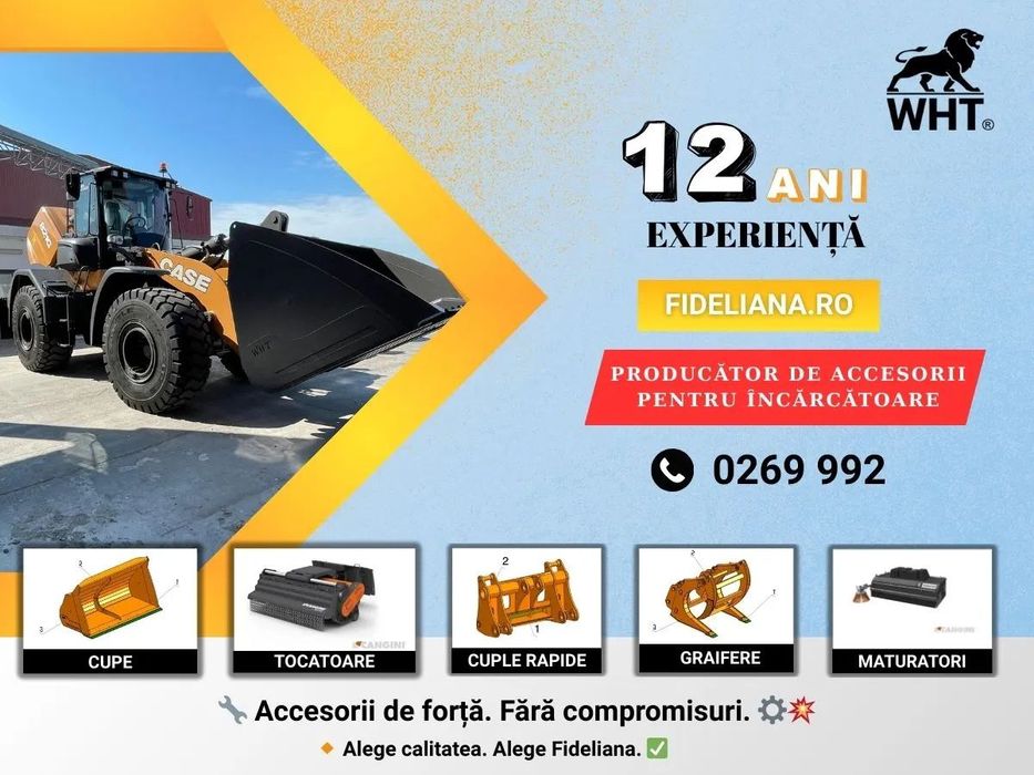 Volvo L90 Producem cupe pentru incarcatoare frontale de la 5 tone la 45 tone.