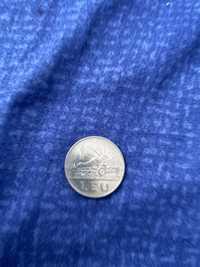 Moneda  1 leu an 1966