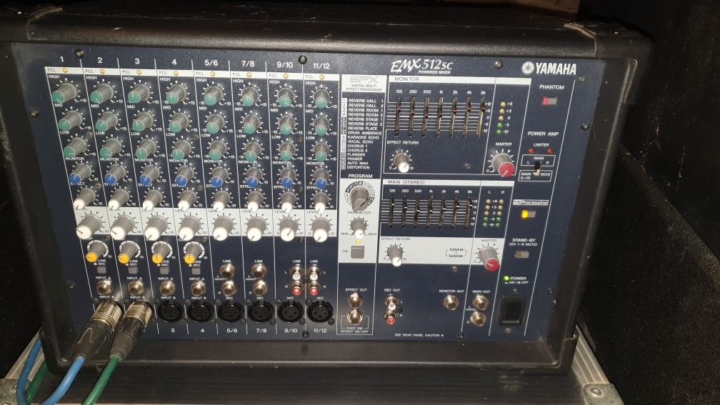 Boxe pasive Peavey Eurosys 6/Yamaha S115V/Yamaha Emx512sc 2x500w
