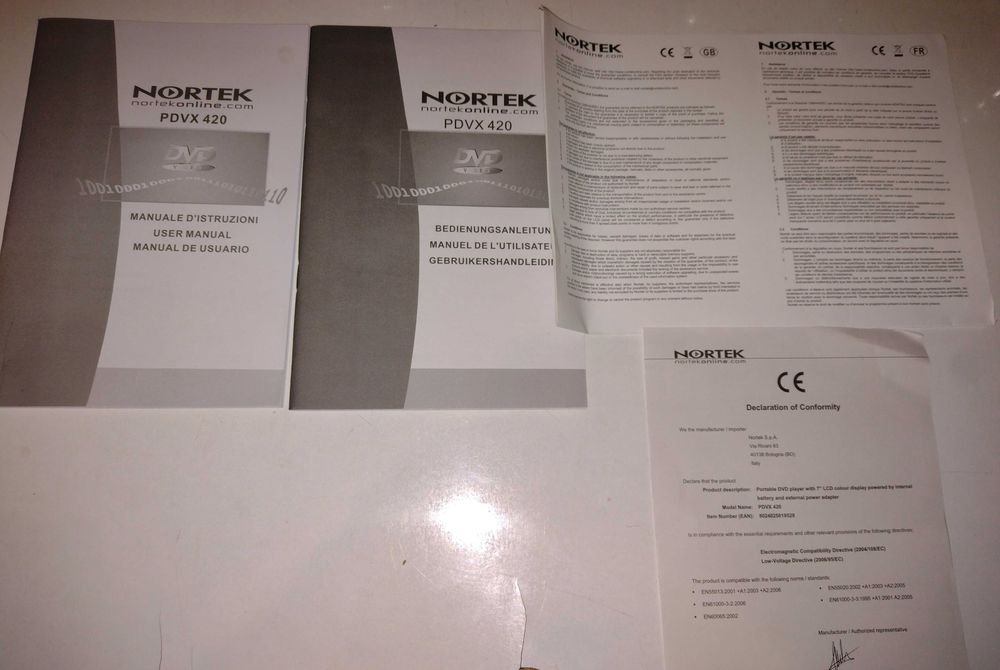 DVD Player Portabil Nortek PDVX 420