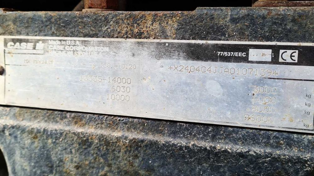 Tractor CASE MX 240 Magnum gata de lucru