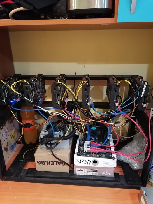 Риг 6xRX 570 8gb Asus