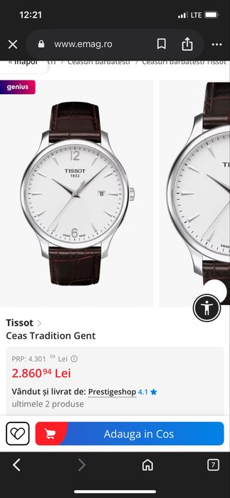 Vand Ceas Tissot