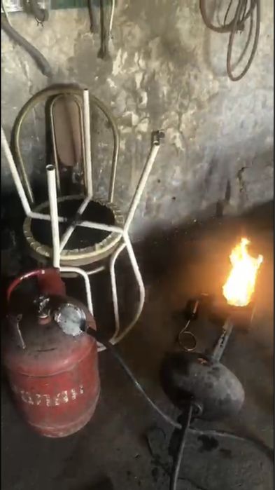 Печка буржуйка….