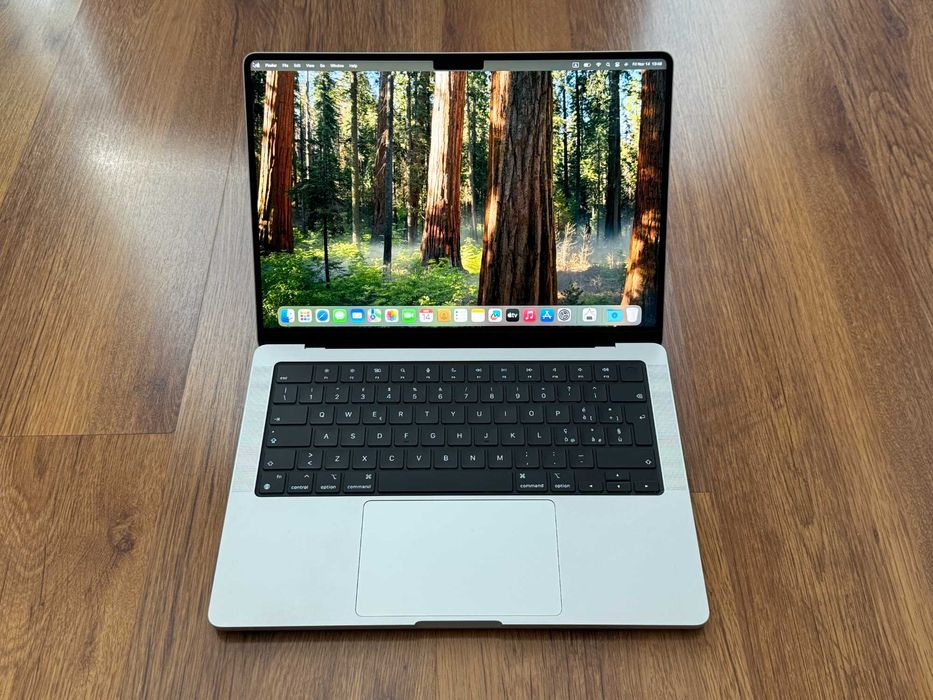 НОВ 14' Apple MacBook Pro 2021 M1 Silver 16GB RAM/512GB SSD/Бат 100%
