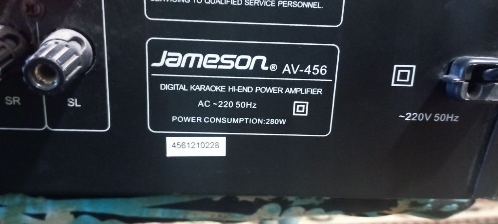 Jameson av-456 SD USB 280 watt useletil