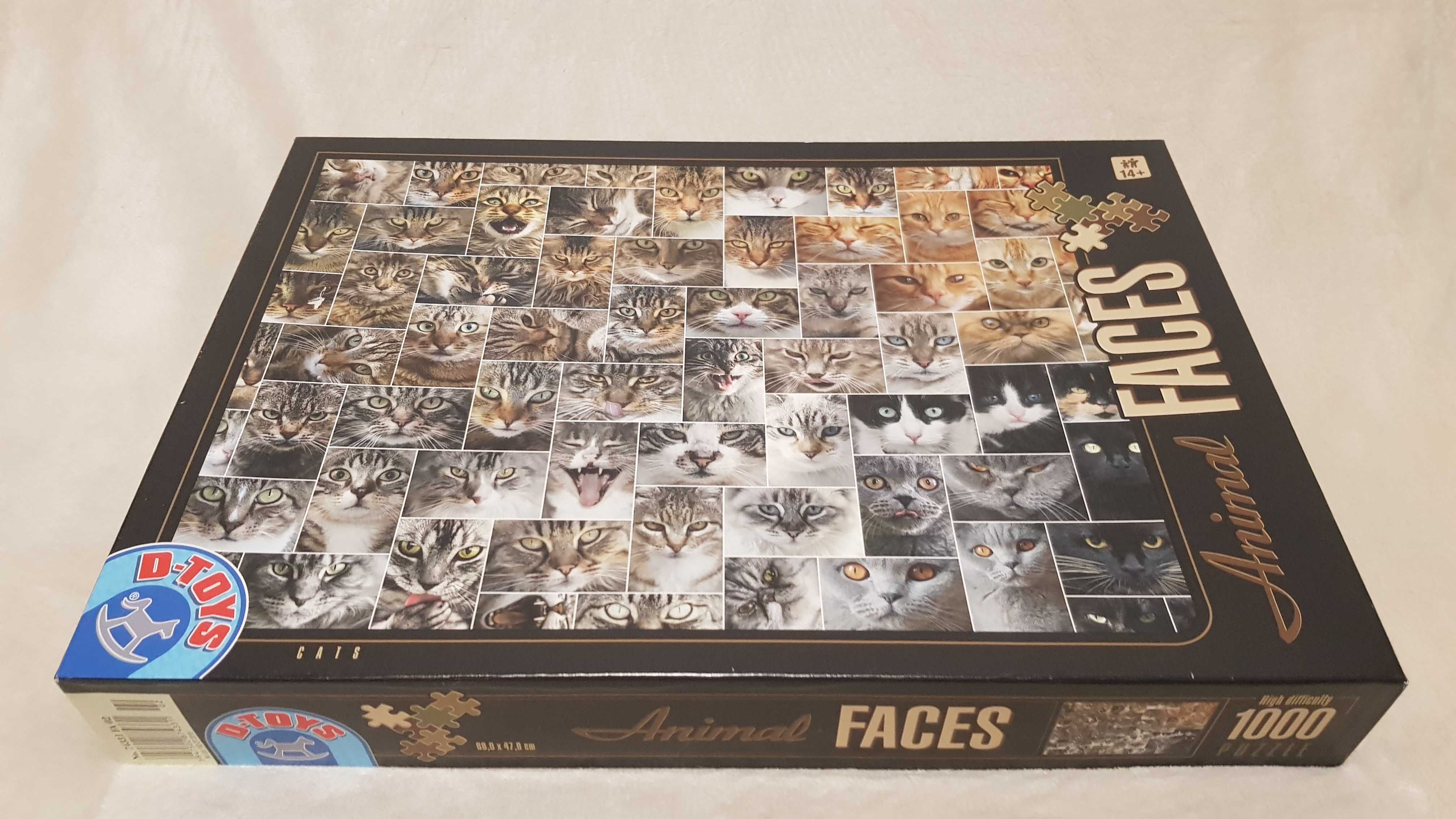 Puzzle Mare Animal Face (Pisica) 1000 piese