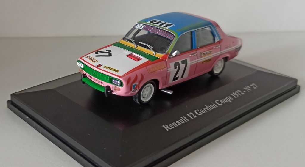 Macheta Renault 12 Gordini Coupe Cup #27 1972 (Dacia 1300) Eligor 1/43