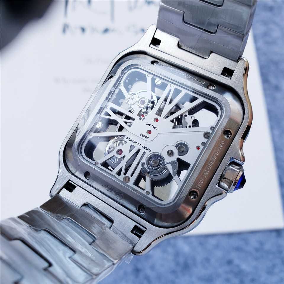 Мъжки кварцов часовник Cartier Santos de Cartier Skeleton
