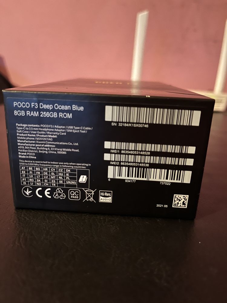 Xiaomi Poco F3 8GB Ram 256GB Rom