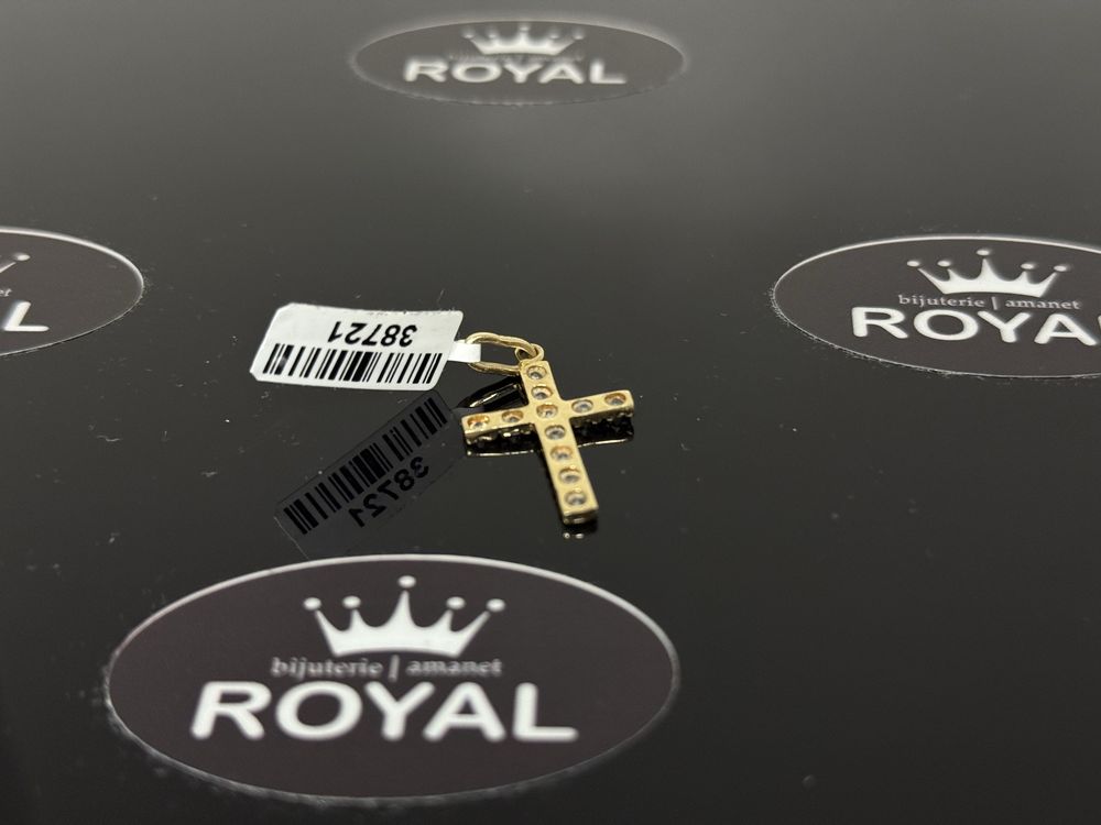 Bijuteria Royal : Pandantiv Cruce AUR 14K / 2.07 GR