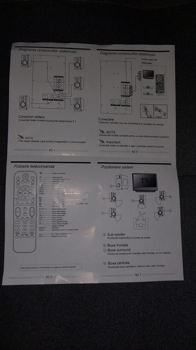 Vînd sistem audio,nou(nefolosit)
