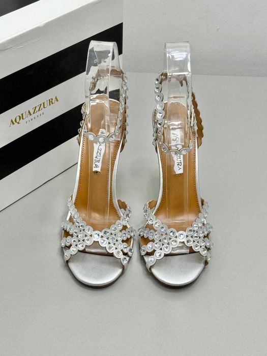 Sandale Aquazzura toc 10 cm Cristale premium 36-40