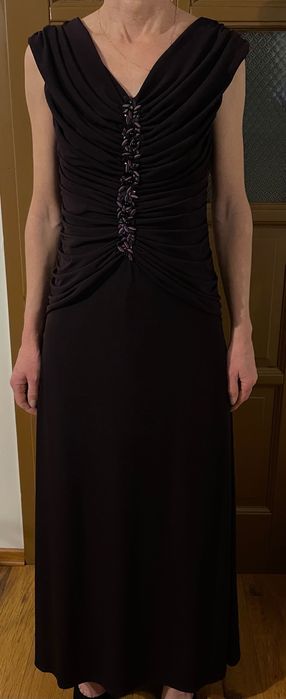 Rochie vișiniu închis elegantă