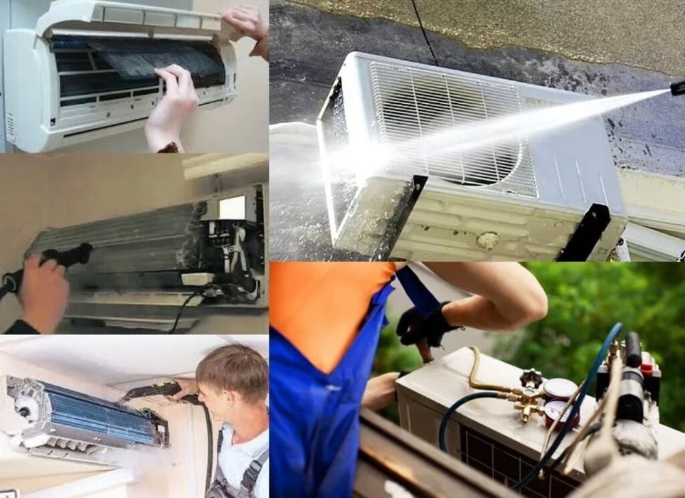 Установка кондиционеров монтаж демонтаж чистка заправка