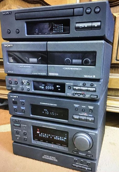 Mini-Sistem audio RETRO, MHC-2700, original-Sony, superb/recondiționat
